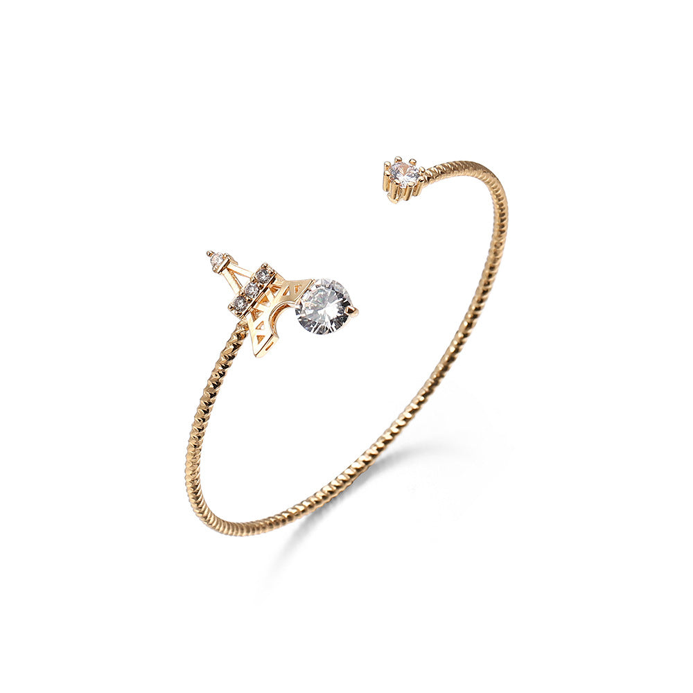 Venta al por mayor Pulsera De Cobre De La Torre Eiffel